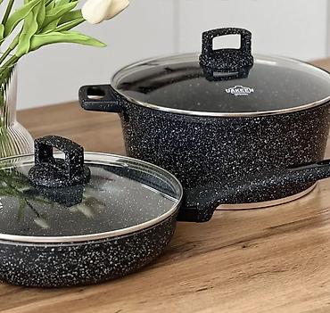 черные часы: Казан+сковородка 2990сом😱😍❗️ Цена без скидки 4300 сом. В наборе — 2