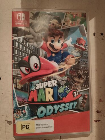 Oyun diskləri və kartricləri: Nintendo Switch üçün Super Mario Odyssey