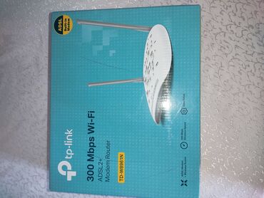 Modemlər və şəbəkə avadanlıqları: TP-Link TD-W8961N ADSL2+ Modem Router - 300 Mbps Wi‑Fi sürəti - 2