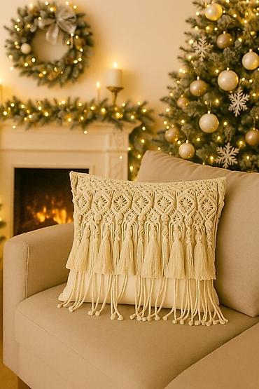 Другой декор и предметы интерьера: Декоративные подушки макраме. Эксклюзивная ручная работа!!!Нить — 3