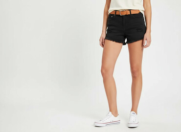 bershka biale spodenki: Bershka, Szorty damskie, rozmiar S