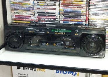 Динамиктер жана музыкалык борборлор: Магнитофон Kawasaki (Japan) радио работает кассетник: требуется