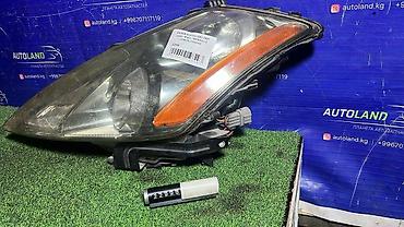 ls: Передняя левая фара Nissan 2005 г., Б/у, Оригинал, Япония — 2