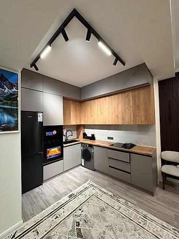 flat osh: 2 комнаты, 55 м², Пишпек Элитка, 13 этаж, Дизайнерский ремонт — 9