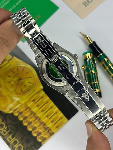 Личные вещи: Новый, Наручные часы, Rolex, цвет - Серый — 6