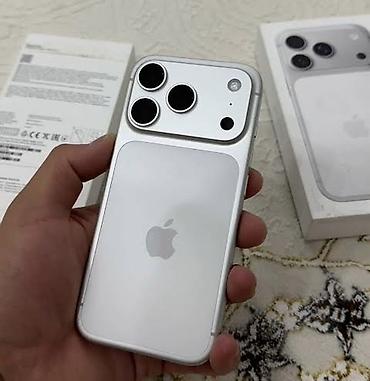 nokia 7210: IPhone 17 Pro, Б/у, 256 ГБ, Matte Silver, Защитное стекло, Чехол, Кабель, 100 % — 1