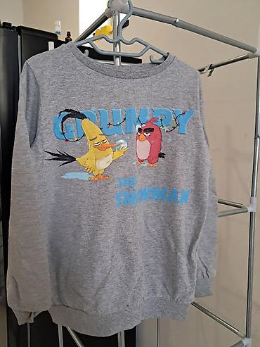 cool geyimler: Uşaq üçün 4 ədəd uzunqol sweatshirt dəsti - Tünd mavi sweatshirt: Ön — 7