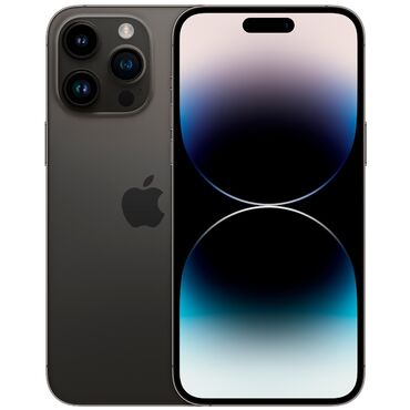 Apple iPhone: IPhone 14 Pro Max, Новый, 256 ГБ, Черный, Наушники, Зарядное устройство, Защитное стекло, 100 %