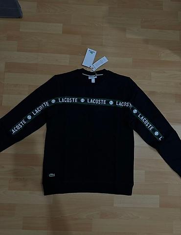 tech flecee: Мужская толстовка, L, XL, 2XL, Lacoste, Новый, цвет - Синий, Самовывоз — 4