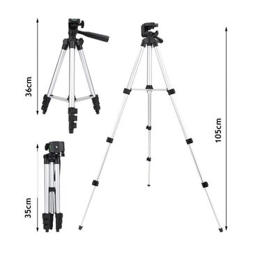 Ostali foto- i video-aksesoari: Tripod 105cm, Torba + Držač za Telefon Tripod (stativ) za — 3