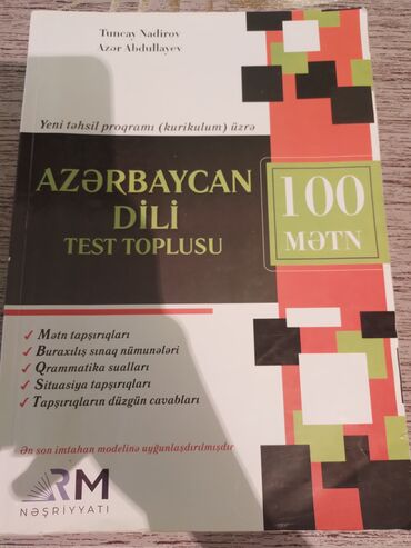 ingilis dili qrammatika kitabi pdf yukle: Azərbaycan dili RM 100 mətn Sınaq,qrammatika,mətn,situasiya sualları