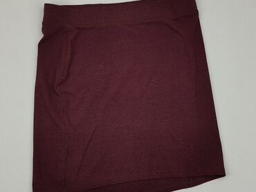 spódnice eko skóra bordowa: Skirt, H&M, S (EU 36), condition - Good