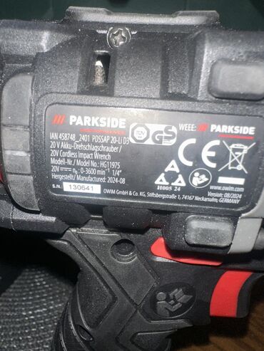 Električni odvijači: PARKSIDE aku udarni odvijač 20-Li D3 ide uz bateriju i punja na lalafo.rs — 9 Električni odvijači: PARKSIDE aku udarni odvijač 20-Li D3 ide uz bateriju i punja — 9