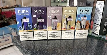 Кальяны, вейпы и аксессуары: Məhsul: Pura Pro 12000 birdəfəlik vape cihazları Xüsusiyyətlər: -