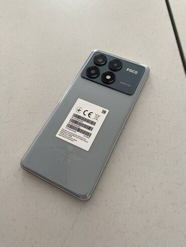 продаю телефон поко: Poco X6 Pro 5G, Б/у, 256 ГБ, цвет - Серый, 2 SIM