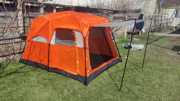 Палатки: Ультра лёгкая туристическая палатка на 4-5 человек. Легко сборная с