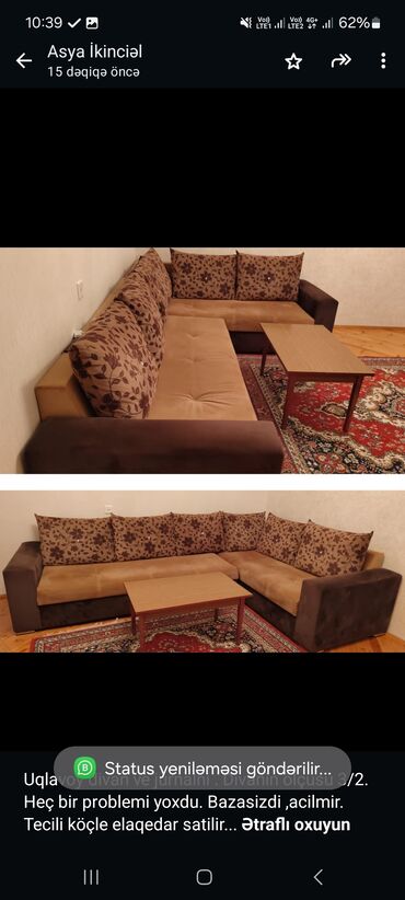 divan destleri ve qiymetleri: Угловой диван