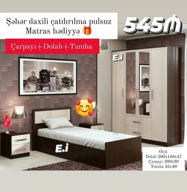 Masa və oturacaq dəstləri: Çatdırılma pulsuz matras 🎁