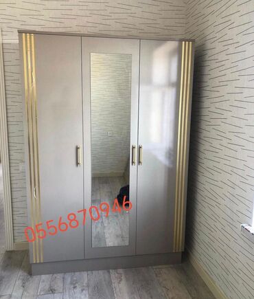 Dolablar: Yeni, Açılan, 3 qapılı Düz dolab, Şifonyer, Azərbaycan — 8