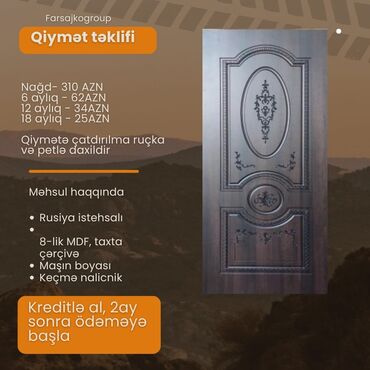 Otaq qapıları: Yeni Otaq qapısı Rayonlara çatdırılma, Pulsuz çatdırılma — 14