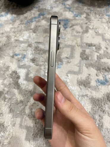 телефоны в рассрочку без банка ош: IPhone 15 Pro, Б/у, 256 ГБ, Natural Titanium, Чехол, Защитное стекло, Кабель, 100 %