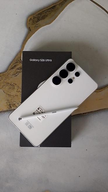 ipad 6 nesil: Samsung Galaxy S26 Ultra, 256 GB, rəng - Ağ, Sensor — 6