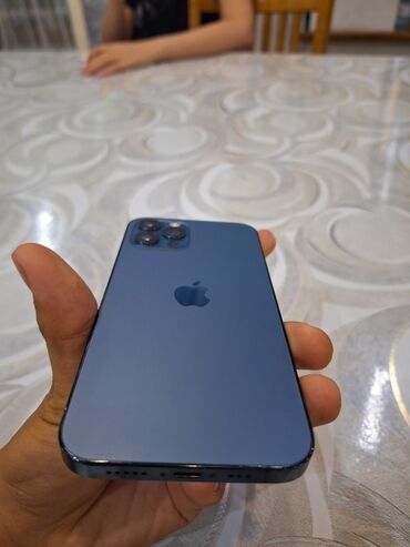 Apple iPhone: IPhone 12 Pro, 256 ГБ, Pacific Blue, Чехол, 90 %