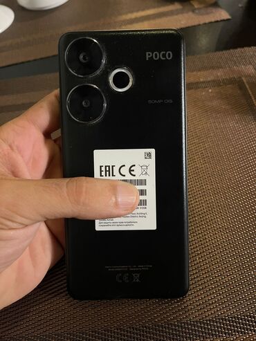 Poco F6, 512 GB, rəng - Qara, Barmaq izi