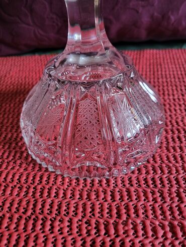 Ostalo posuđe: Bombonijera nova,rucni rad,kristal,led kristal Zajecar 70te — 12