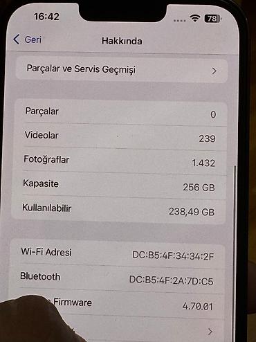 max: IPhone 13 Pro Max, 256 GB, Sierra Blue, Face ID, Simsiz şarj, Sənədlərlə — 8