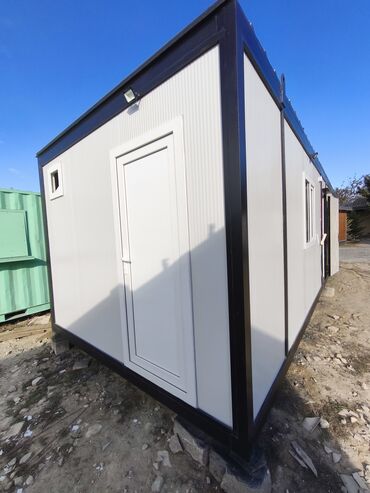 Konteynerlər: Panelli modul konteyner ofis - Karkas: metal konstruksiya, perimetr — 4