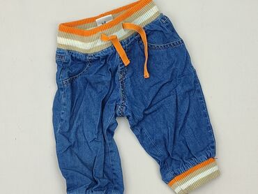 bluza z traktorem: Denim pants, 5.10.15, 1-3 months, condition - Very good