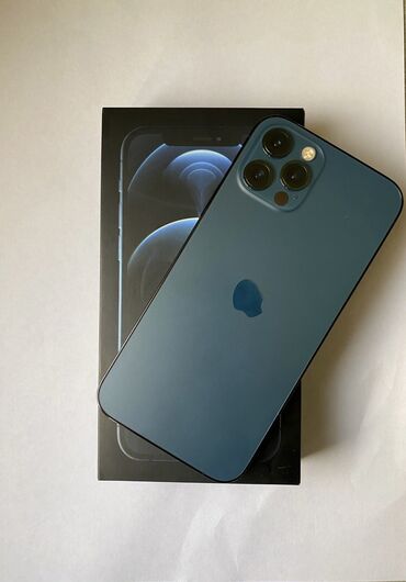 Apple iPhone: IPhone 12 Pro, 128 GB, Pacific Blue, Face ID