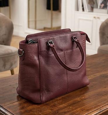 Elegantna torba za svakodnevnu upotrebu – boja bordo/šljivina -