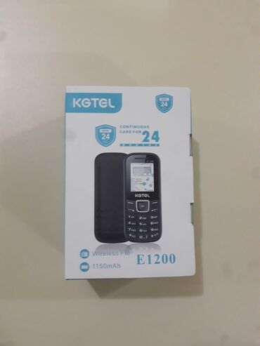 balaca telefonlarin satisi: Salam Telefon KGTEL E1200 modelidir, sadə telefondur az işlənib, 2 sim