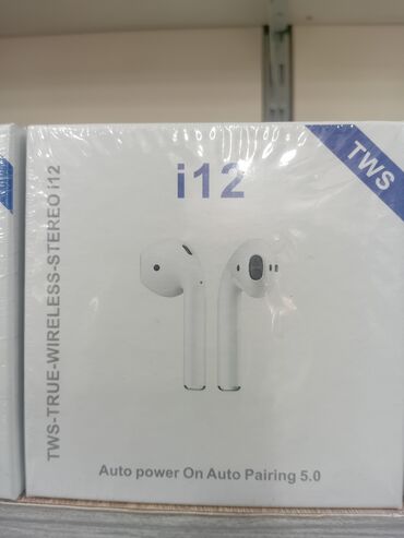 i12 tws qiymeti: Yeni Simsiz (Bluetooth) Qulaqcıqlar, rəng - Ağ