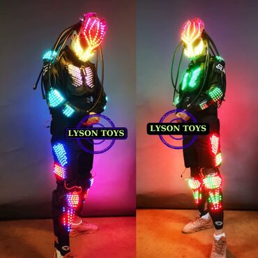 toy mağarları: Led Robot Boy, Komplekt Satış: Sumka, Adapter, Batarya. #mascot