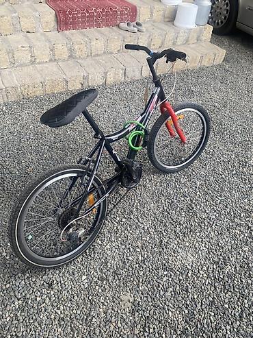 24 dyumlu velosiped: Uşaq/yüngül yeniyetmə üçün şəhər tipli velosiped - Rəng: qara — 2