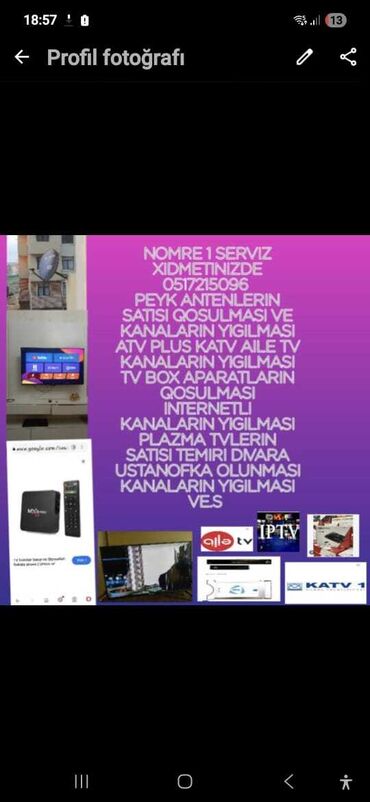 Peyk antenalarının quraşdırılması: Peyk antenalarının quraşdırılması | Quraşdırılma
