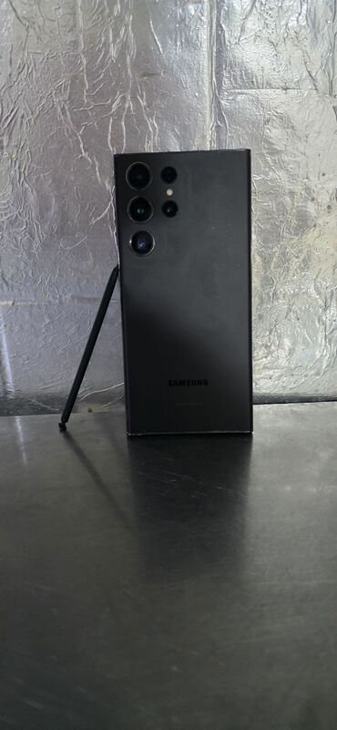телефона бу: Samsung Galaxy S23 Ultra, Б/у, 256 ГБ, цвет - Черный, 1 SIM