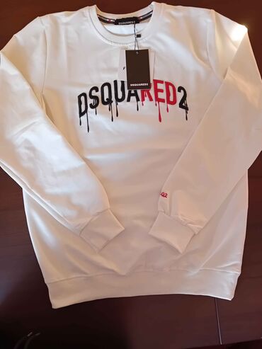 dsquared2 prsluk: Sweatshirt, Dsquared2, color - White