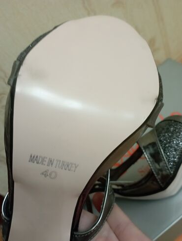 Çəkmələr: Çəkmə, Ölçü: 40, rəng - Gümüşü, İşlənmiş — 8