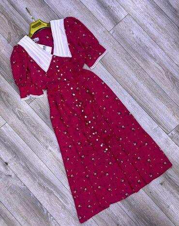фасоны кардиганов из ткани: Повседневное платье, Made in KG, Лето, Длинная модель