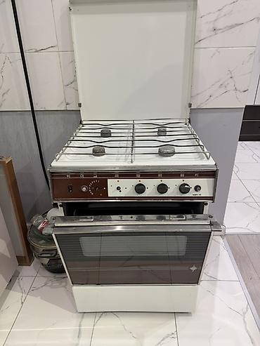 газ плита с духовкой: Газовая плита с духовкой, классический дизайн - 4 газовые конфорки на — 3