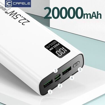куплю поко м3: Прямо с коробки не вскрытый! Внешний аккумулятор CAFELE 20000 mAh -