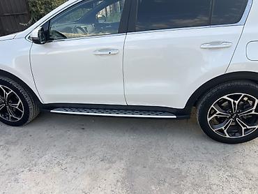 простав: Пороги боковые (подножки) для Kia Sportage QL (2016–2021) - Комплект — 4