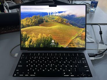 макбук про 14: Ноутбук, Apple, 16 ГБ ОЗУ, Apple M1 Pro, 14 ", память SSD