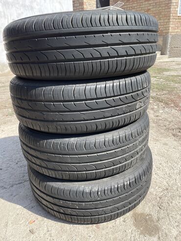 диски bbs r15 4x100: Шины 195 / 65 / R 15, Лето, Б/у, Комплект, Continental