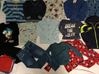 Paketi dečije odeće: Paket: Duksevi, Džemperi, Jakne, Za dečake, uzrast: 5-6 godina — 1