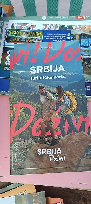 auto crni leskovac: Turistička karta „SRBIJA – Doživi!” - Detaljna turistička karta — 1